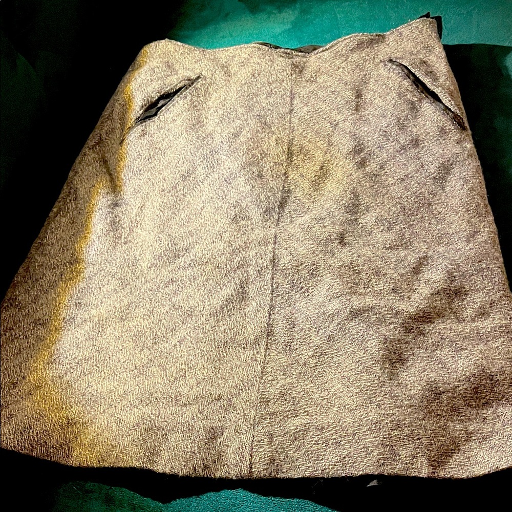 Banana Republic Gray A-Line Skirt